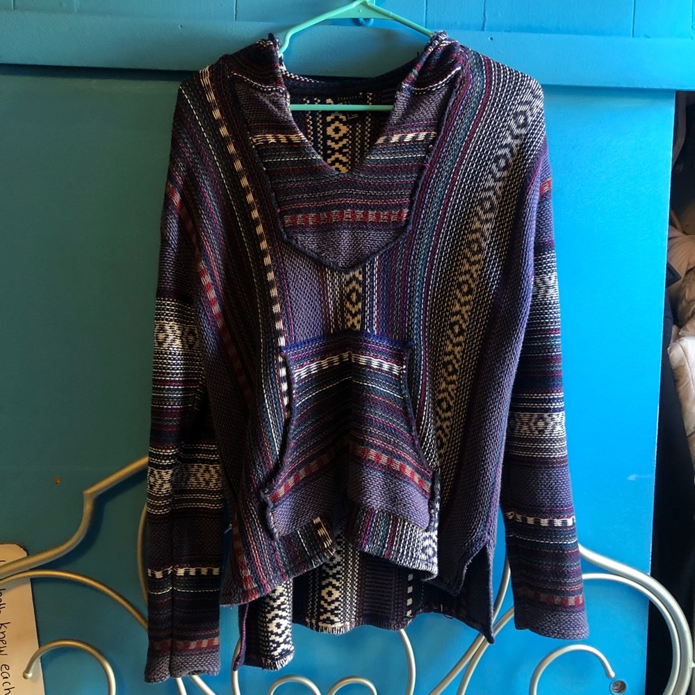 Forever21 Poncho hoodie / Baja hoodie